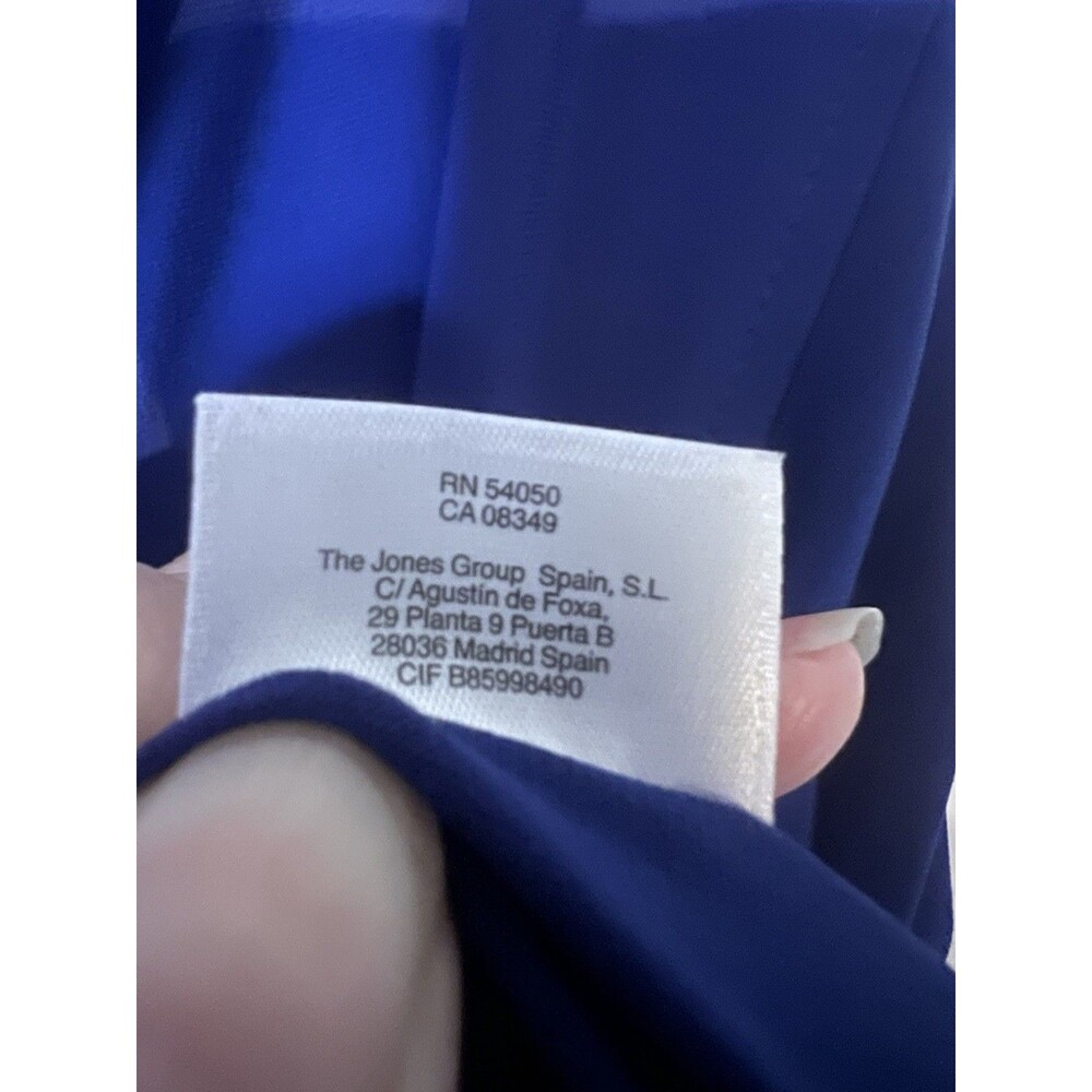 Ann Klein Royal Blue Fit Flare Dress Size 6 Women's Knee Length Quality NWOT - Picture 6 of 7